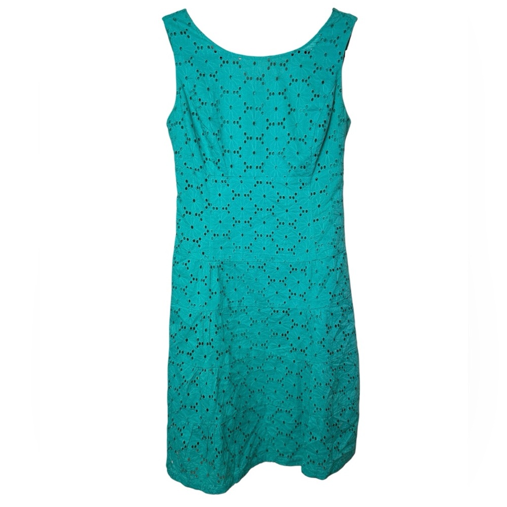 9 & Co. Turquoise Eyelet Dress